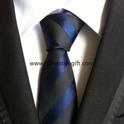 Stripe Polyester necktie